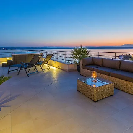 Atemberaubendes Nur 100 Meter Zum Mit Sauna, Rooftop, Meerblick Apartment